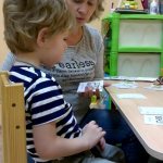 Session with a speech therapist